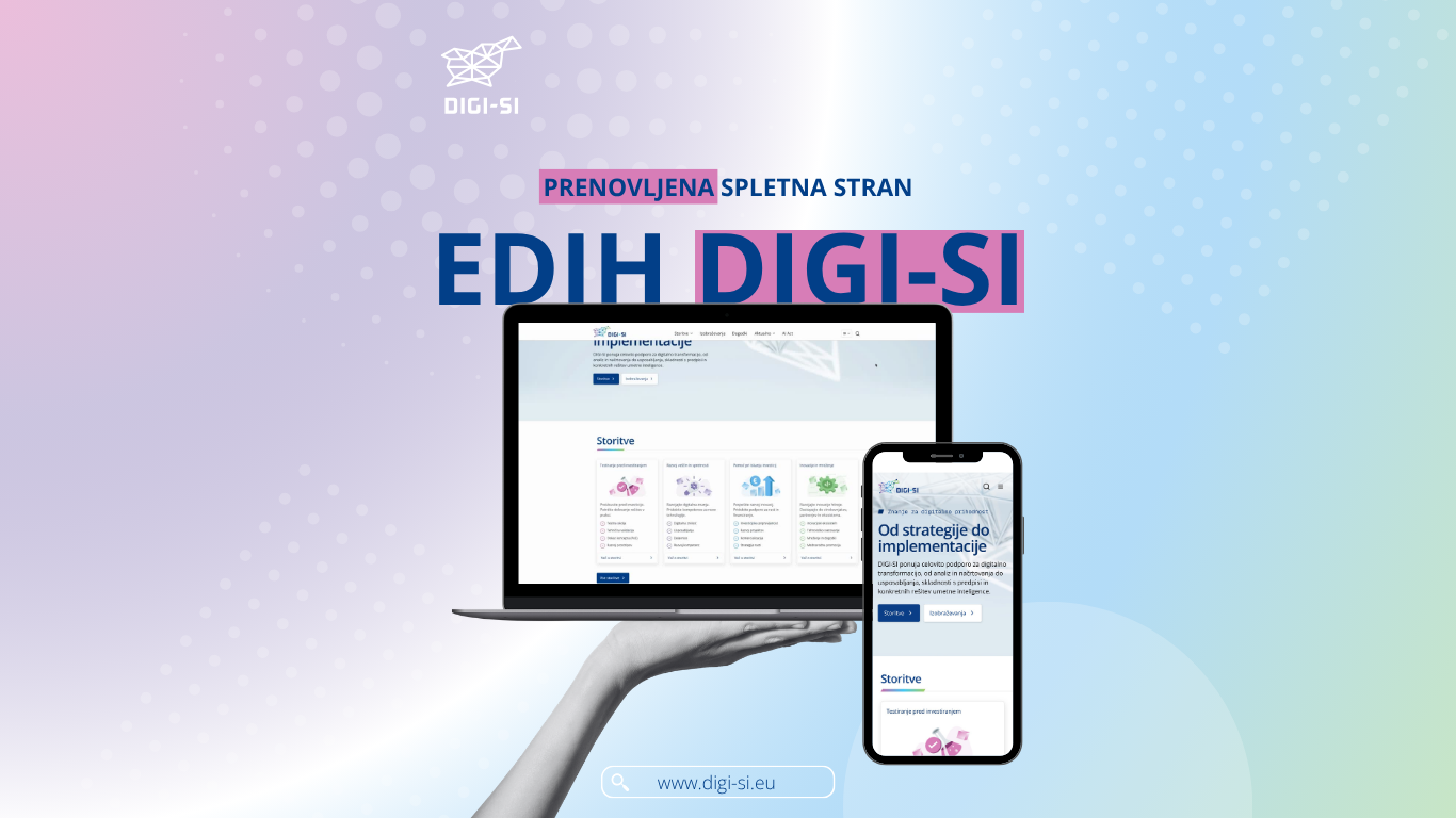 NOVA SPLETNA STRAN DIGI SI social Website