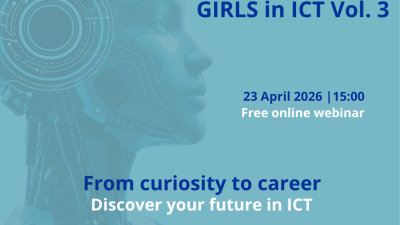 Webinar Girls in ICT Vol. 3: navdih za prihodnost v tehnologiji