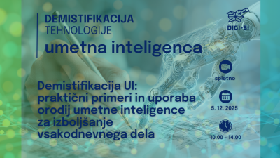 Demistifikacija umetne inteligence: praktični primeri in uporaba orodij umetne inteligence za izboljšanje vsakodnevnega dela