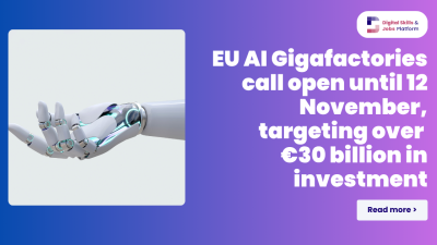 Razpis EU za gigatovarne umetne inteligence odprt do 12. novembra: cilj je več kot 30 milijard evrov naložb