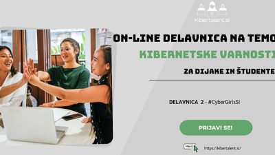 2. on-line delavnica na temo kibernetske varnosti #CyberGirlsSI