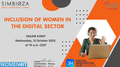 Spletni dogodek: Inclusion of Women in the Digital Sector