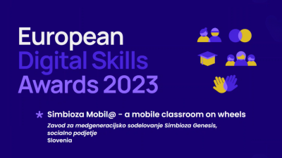 Simbioza z dvema finalistoma v različnih kategorijah na Evropskih nagradah za digitalne veščine