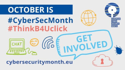 #ThinkB4UClick - Oktober je Evropski mesec kibernetske varnosti